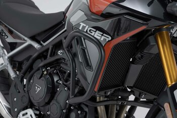 Crashbar Noir. Modèles Triumph Tiger 900, Tiger 850 Sp.