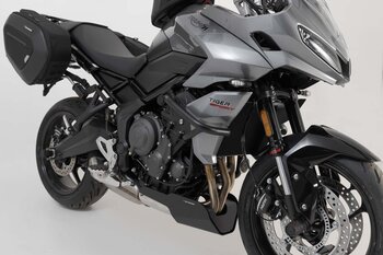 Barra di protezione motore Nero. Triumph Tiger 660 (21-).