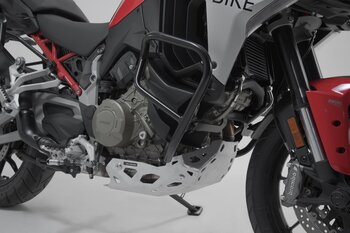 Barra di protezione motore Nero. Ducati Multistrada V4 (20-).