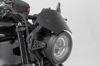Windschild. B-Ware Schwarz. Yamaha XSR 900 (21-24).