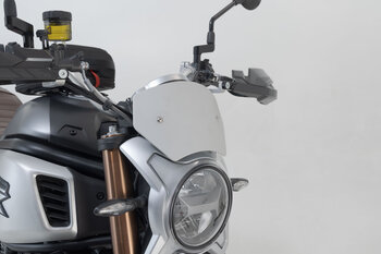 Windschild Silbern. CFMoto 700CL-X Heritage (22-).