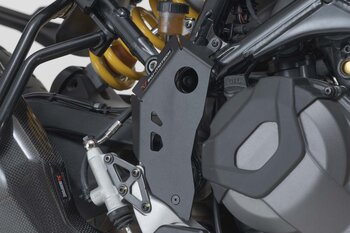 Protezione tallone Nero. Ducati DesertX (22-) / Rally (23-).