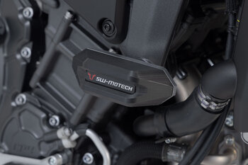 Kit tamponi di protezione per telaio Nero. Yamaha MT-10 (21-).