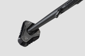Extension for side stand foot Black/Silver. Kawasaki Z900/ 1100, Ninja H2 SX.