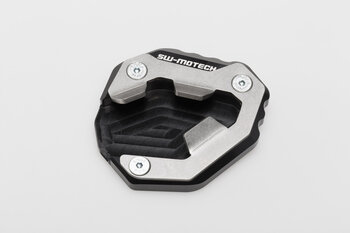 Base maggiorata per cavalletto laterale Nero/Argento. Triumph Tiger 1050 Sport (13-).