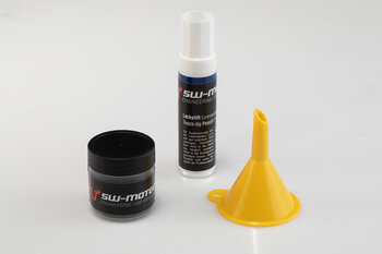 Paint Repair Set Black satin-gloss.