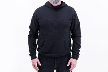 Sudadera con capucha - Edición en negro Street Line. Negro. Unisex. Talla XL.