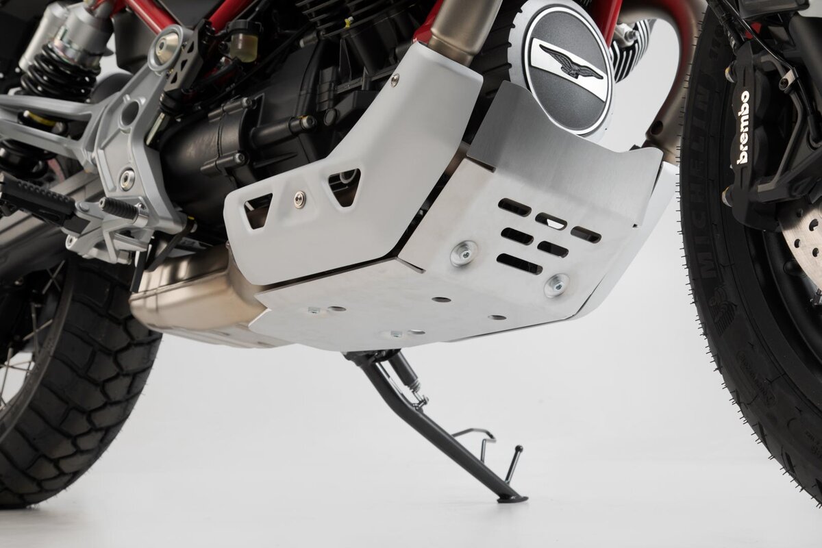 Supports pour feux additionnels SW-MOTECH noir Moto Guzzi V85 TT 19-20 -  Pièces Carénage sur La Bécanerie
