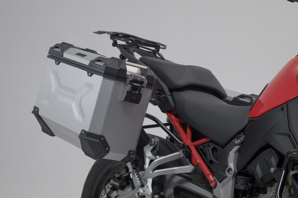 Kit aventure - bagagerie Gris. Ducati Multistrada V 4 (20-).