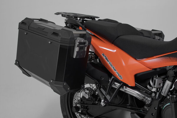 PRO side carrier. B-stock Black. KTM 790 Adv/ R, 890 Adv/ R 890 SM T.