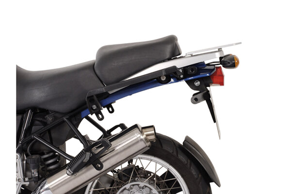 EVO side carriers. B-stock Black. BMW R1100GS / R1150GS / R1150GS Adventure.