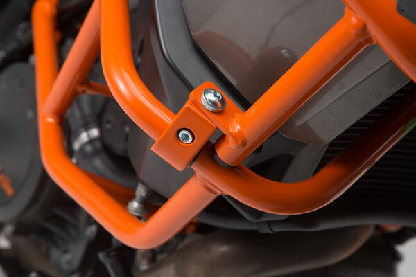 Crashbar haut pour crashbar KTM d\'origine. B-STOCK Orange. KTM 1290 SAdv R/S (16-), 1090 Adv (16-).