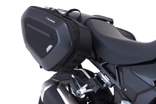 PRO BLAZE saddlebag set Black. Honda CB500X (13-), NX500 (23-).