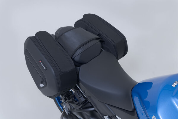 PRO BLAZE H saddlebag set Black. Suzuki GSX-S1000/F (15-), GSX-S950 (21-).