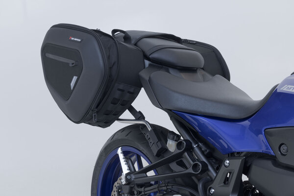 Juego de alforjas PRO BLAZE Negro. Yamaha MT-07/Moto Cage/Tracer.