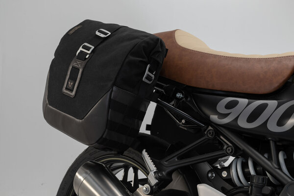 Legend Gear side bag system LC Black Edition Kawasaki Z900RS/ Cafe (17-), 50th Anni. (22-).