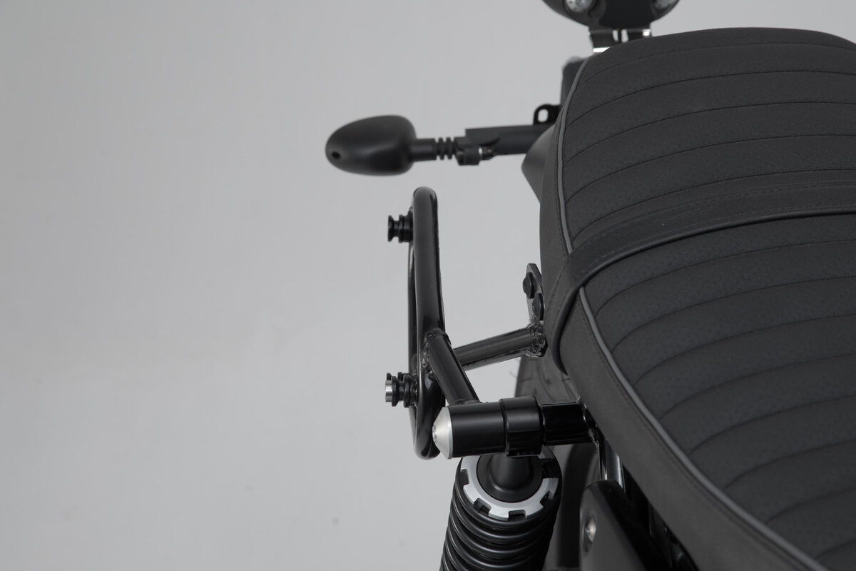 Sacoche latérale d'origine, noire pour Moto Guzzi V7 III / V9 Bobber /  Roamer / Audace