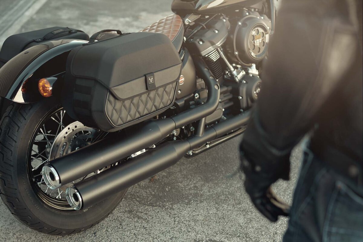 Harley Davidson Side Bag System Softail Slim