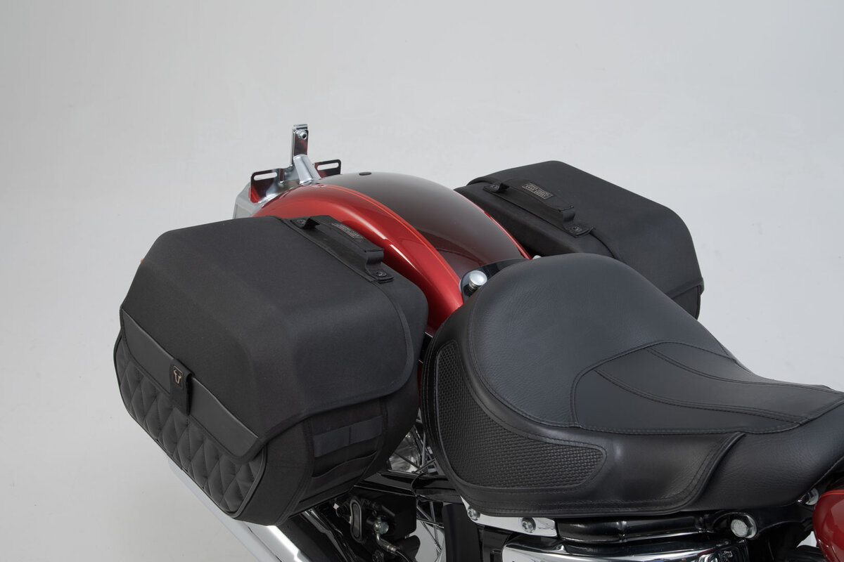 Harley Davidson Seitentaschen System Harley Softail Deluxe