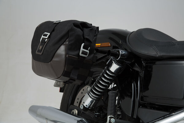 Legend Gear sist. borse laterali LC Black Edition Harley-Davidson Dyna Wide Glide (09-17).