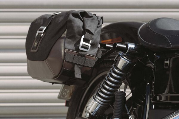 Legend Gear sist. borse laterali LC Black Edition Harley-Davidson Dyna Wide Glide (09-17).