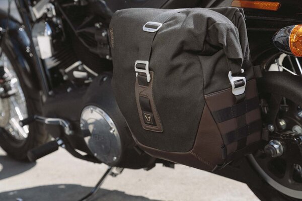 Legend Gear Seitentaschen-System LC Black Edition Harley-Davidson Dyna Low Rider, Street Bob.