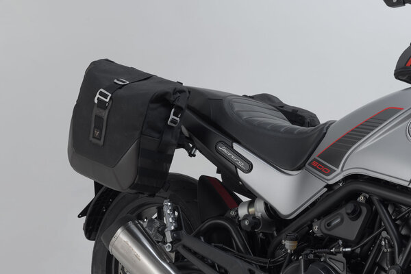 Legend Gear Seitentaschen-System LC Black Edition Benelli Leoncino 500 (17-) / 500 Trail (18-).