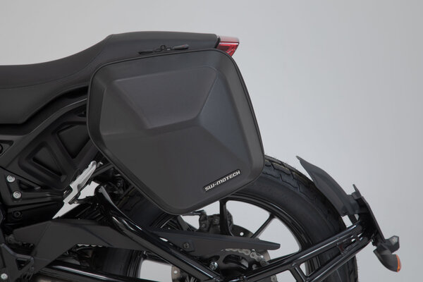 Porte bagage moto noir 33,5 cm - Indian Style