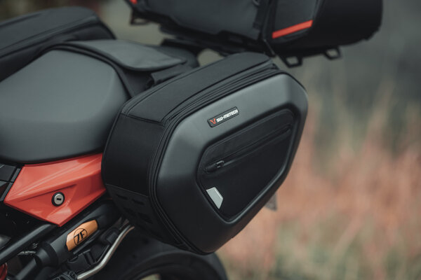 PRO BLAZE H saddlebag set Black. Ducati Monster 1200 R (16-).