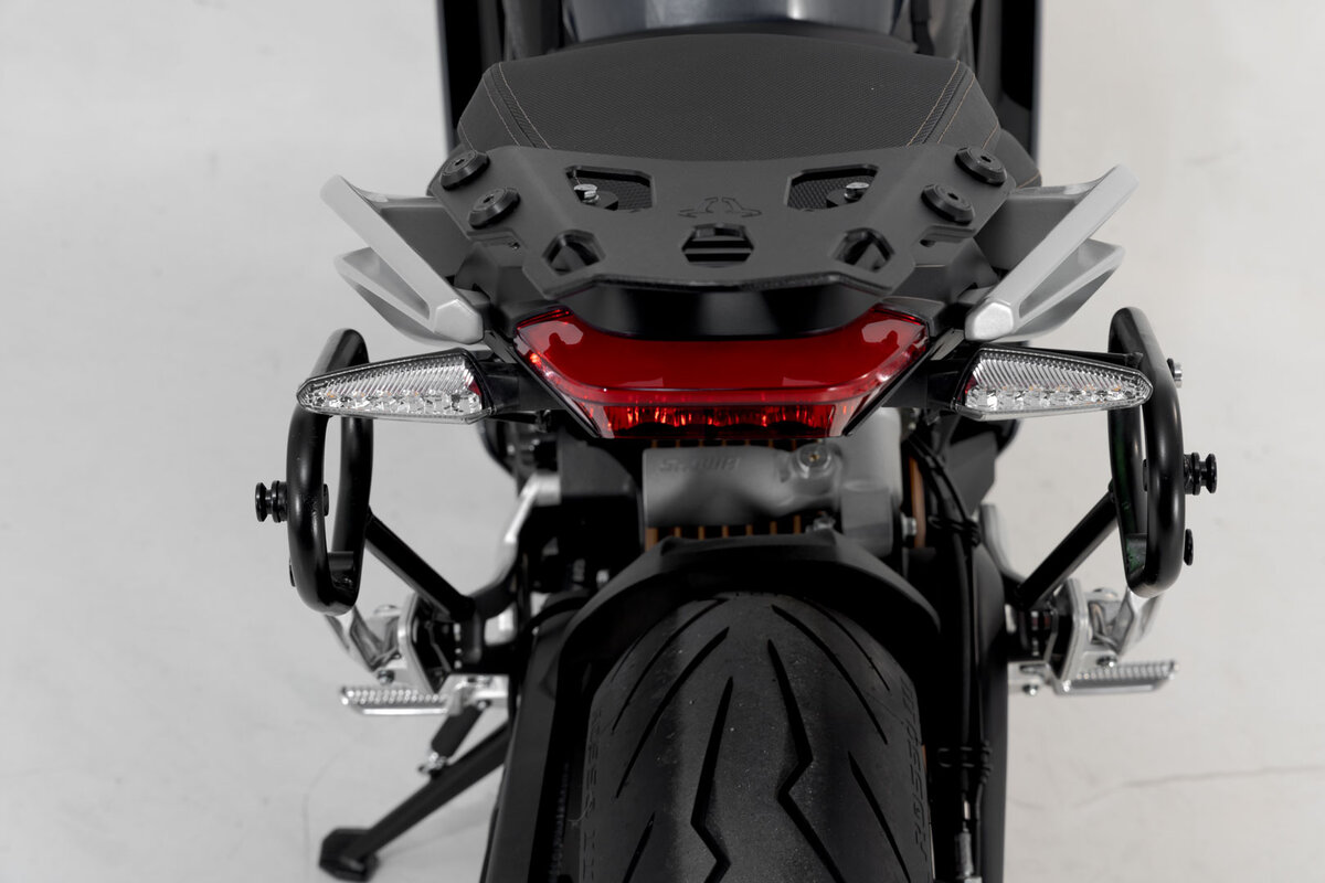 Kit d'aile à moto dynamique de moto (noir)