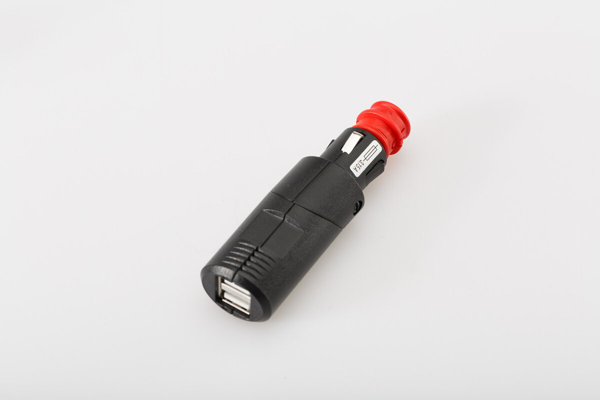 Chargeur Mini USB SW-Motech Pour Prise 12V Din Et Allume-Cigare