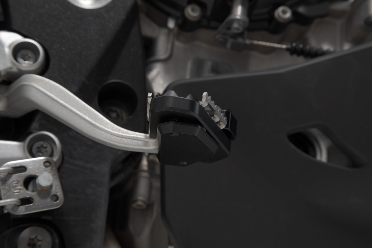 YKSM Motorcycle Rear Foot Brake Lever Pedal Enlarge Extension 2020 2021 For BMW S1000XR S 1000 XR Rear Brake Peg Pad Extender Color : Black 