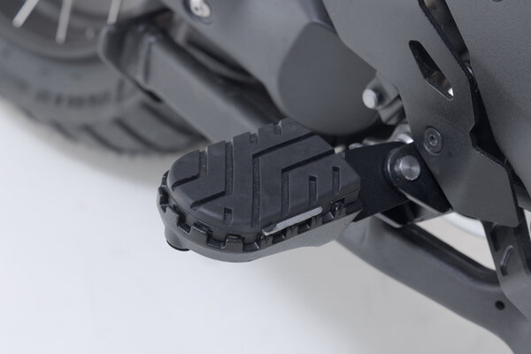 ION footrest kit Black. Honda / BMW / Triumph / Voge models.