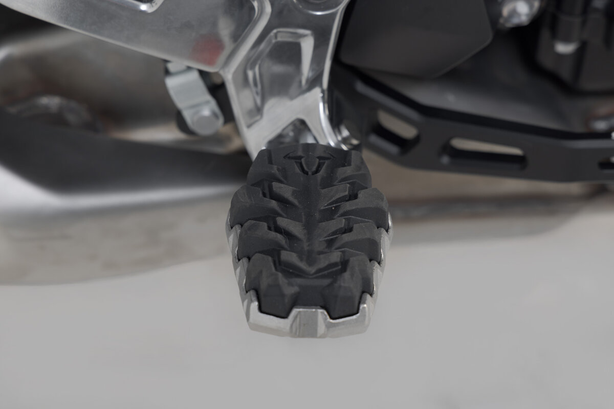 Motorrad Ständer Aufnahme 10mm Kawasaki Alu silber