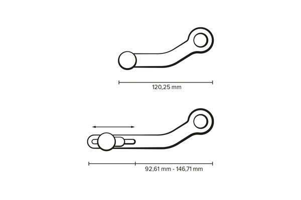 Leva cambio Honda CRF1000L (15-) / 1100L (19-).