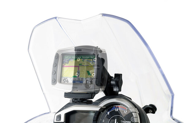 Soporte GPS para salpicadero Negro. Triumph Tiger 800/800 XC, XR (10-17).