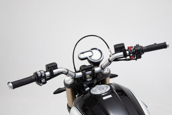 Support GPS pour guidon Noir. Ducati Scrambler 1100 Sport (17-).