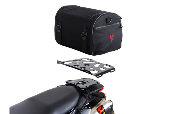 Luggage rack extension for ALU-RACK 43x27 cm. Aluminum. QUICK-LOCK. Black.