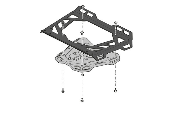 STREET-RACK Gepäckträger Schwarz. Honda CL500 (22-).