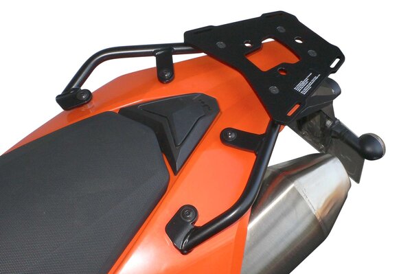 ALU-RACK Black. KTM LC4 690 Enduro (07-18).