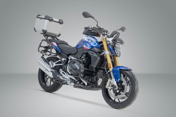 Système topcase TRAX ADV Gris. BMW R1200 R/RS (14-18), R1250 R/RS (18-).