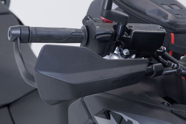 Kit protège-mains Sport Noir. Honda CRF1000L/AS, CRF1100L/AS, X-ADV.