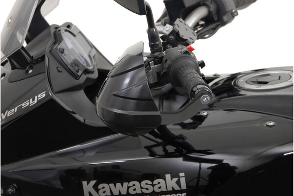 BBSTORM Handprotektoren-Kit Schwarz. Kawasaki Versys 650.
