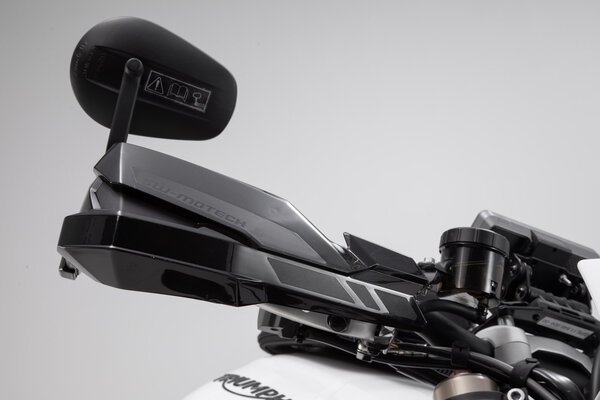 Kit de fixation pour protège-mains KOBRA Noir. Triumph Speed Triple S / RS (18-).