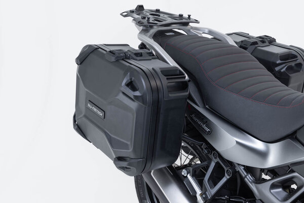 Système de valises rigides DUSC Noir. 33/33 L. Honda XL750 Transalp (22-).