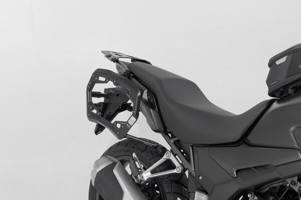 Support latéral PRO Noir. Honda CB500X, CB500F, CBR500R, NX500.