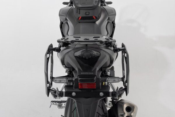 Kit valises TRAX ADV Noir. 37/37 l. Honda CB500X,CB500F,CBR500R,NX500.