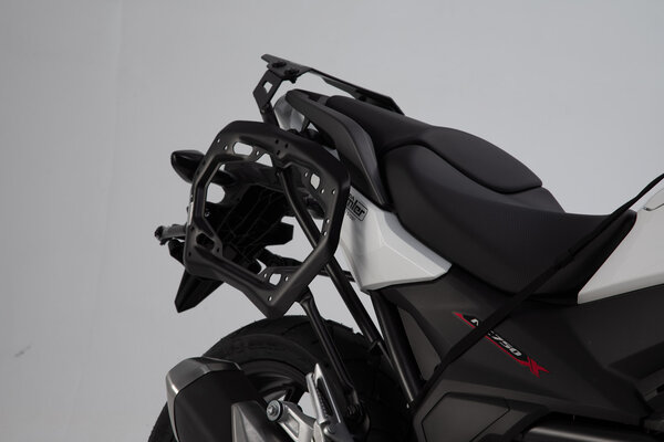 TRAX ADV aluminium case system Black. 37/37 l. Honda NC750X/XD, NC750S/SD.