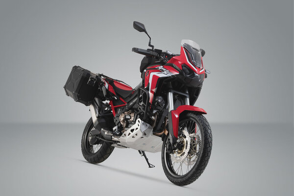 Sistema valigie in alluminio TRAX ADV Nero. 45/37 l. CRF1100L Africa Twin (19-21).