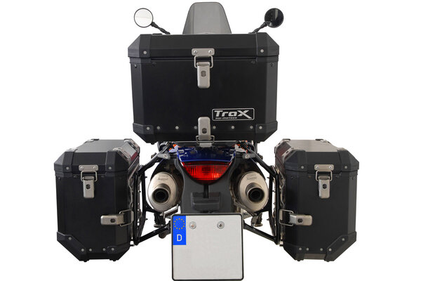TRAX ION Alukoffer-System Schwarz. 37/37 l. KTM 950 Adv. / 990 Adv. (03-).